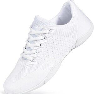 Women Cheer Shoes Breathable Knit Rubber Sole Lightweight Athletic